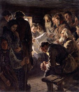 Notizie dalla guerra, 1905 da Nikolai Petrovich Bogdanov Belsky